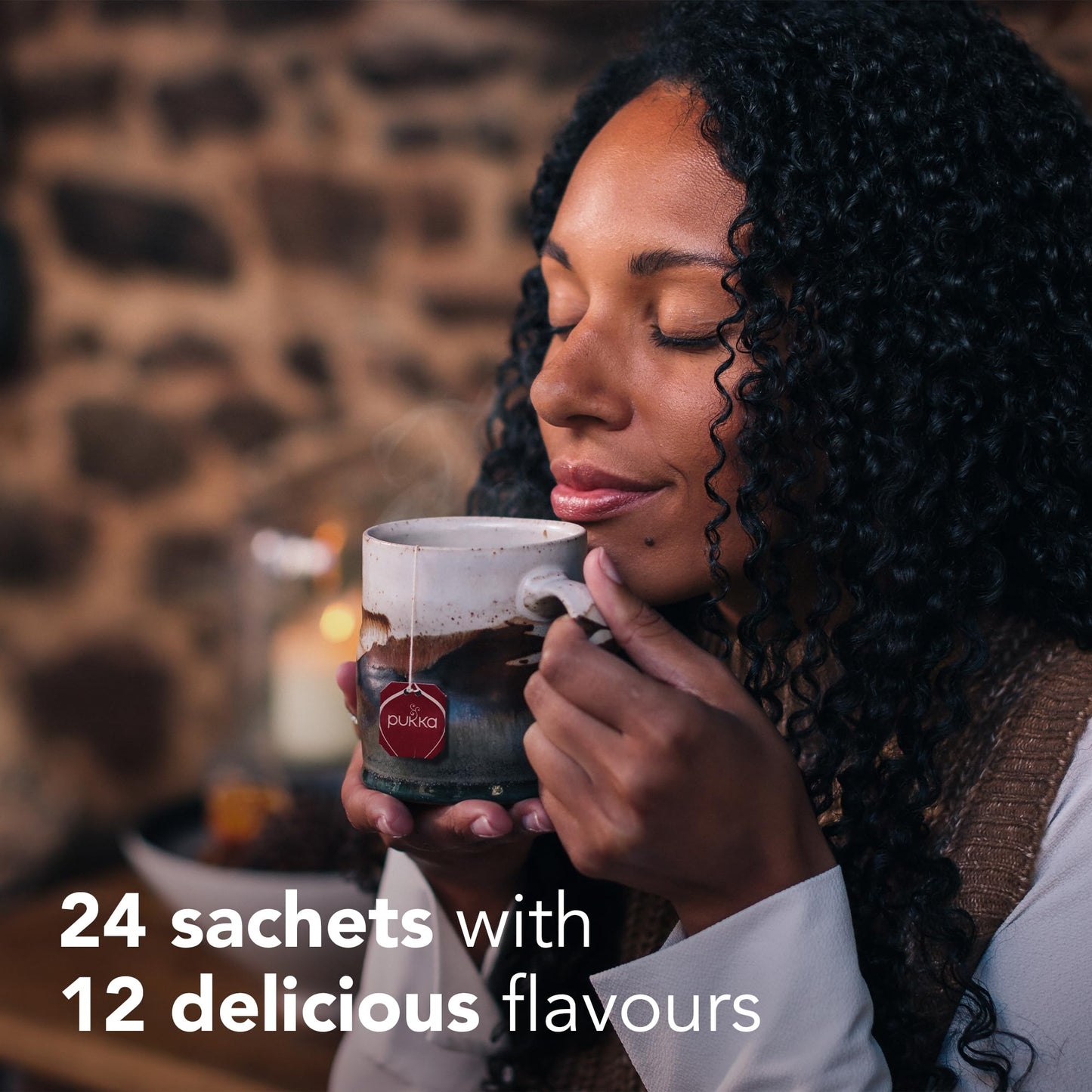 Pukka 2025 Advent Calendar Organic Tea Sampler, S Of 24 Delightful Black & Green Tea Infusions, Christmas Gift Idea For Tea Lovers, 100% Organic