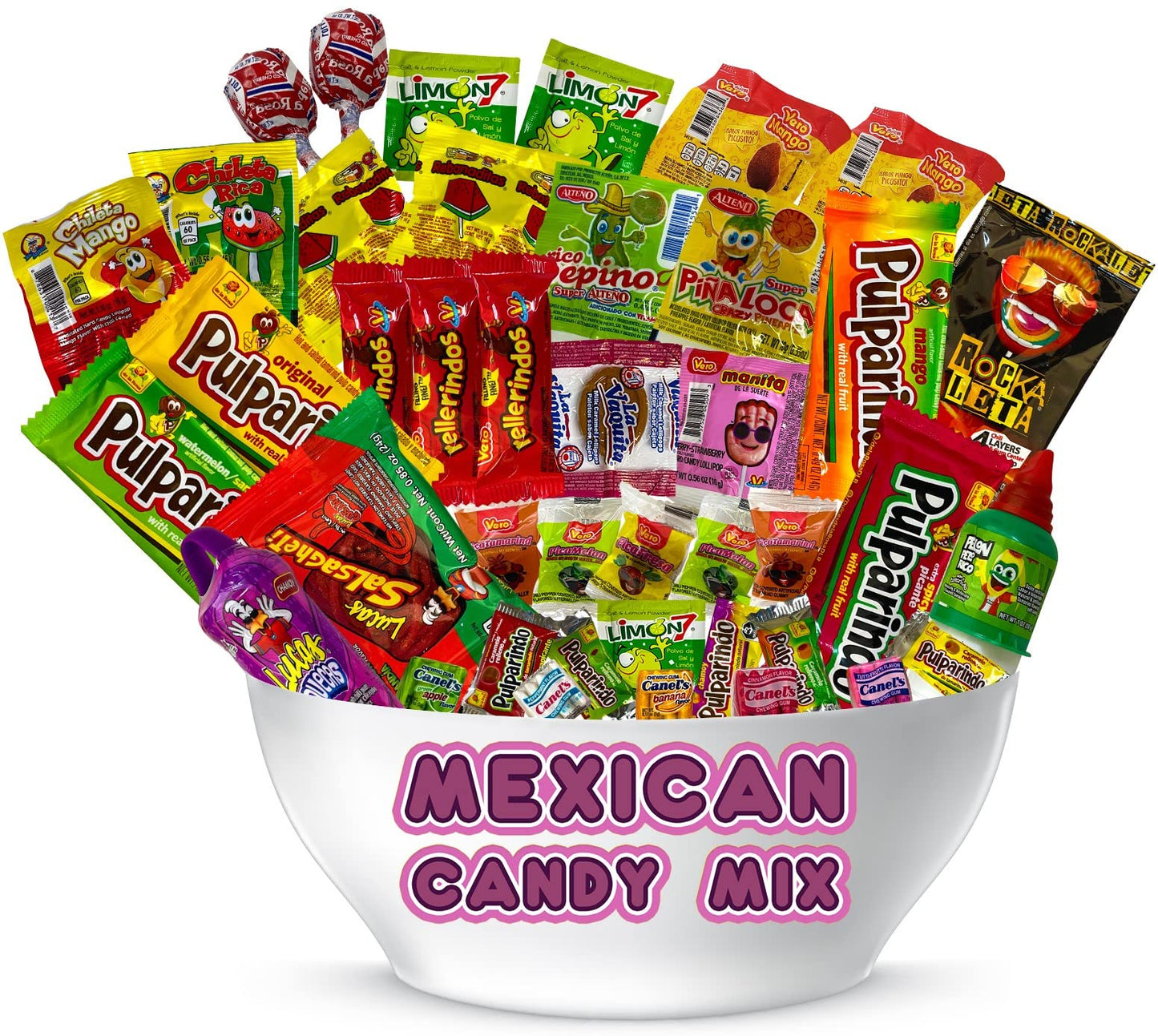 Mix Dulces Mexicanos Surtidos Candy, Such As Sweet, Sour And Chili With Tangy Taste Of Our Variety Pack - Authentic Assortment M