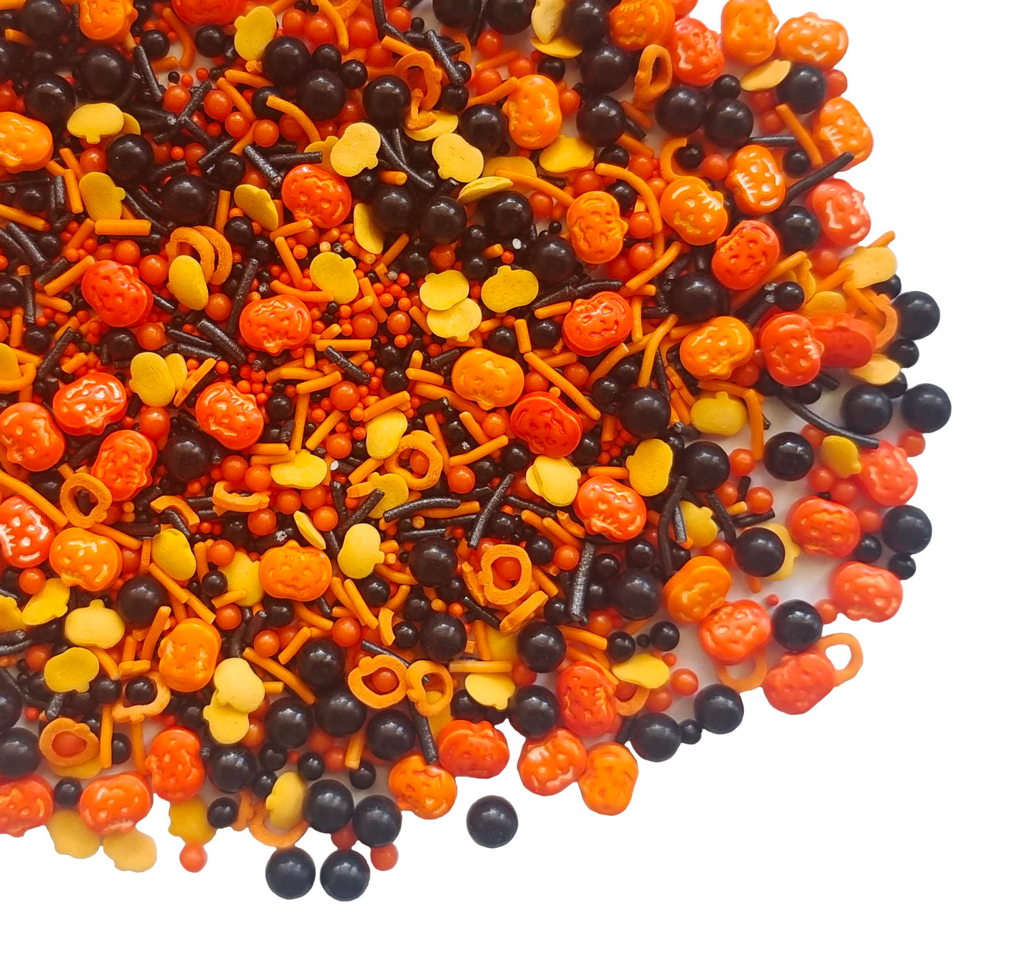 1 Bottle Edible Pumpkin Mixing Sprinkles 3.53oz/ 100g | Edible Cake Cupcake Sprinkles for Decorating | Cookie and Ice Cream Topp