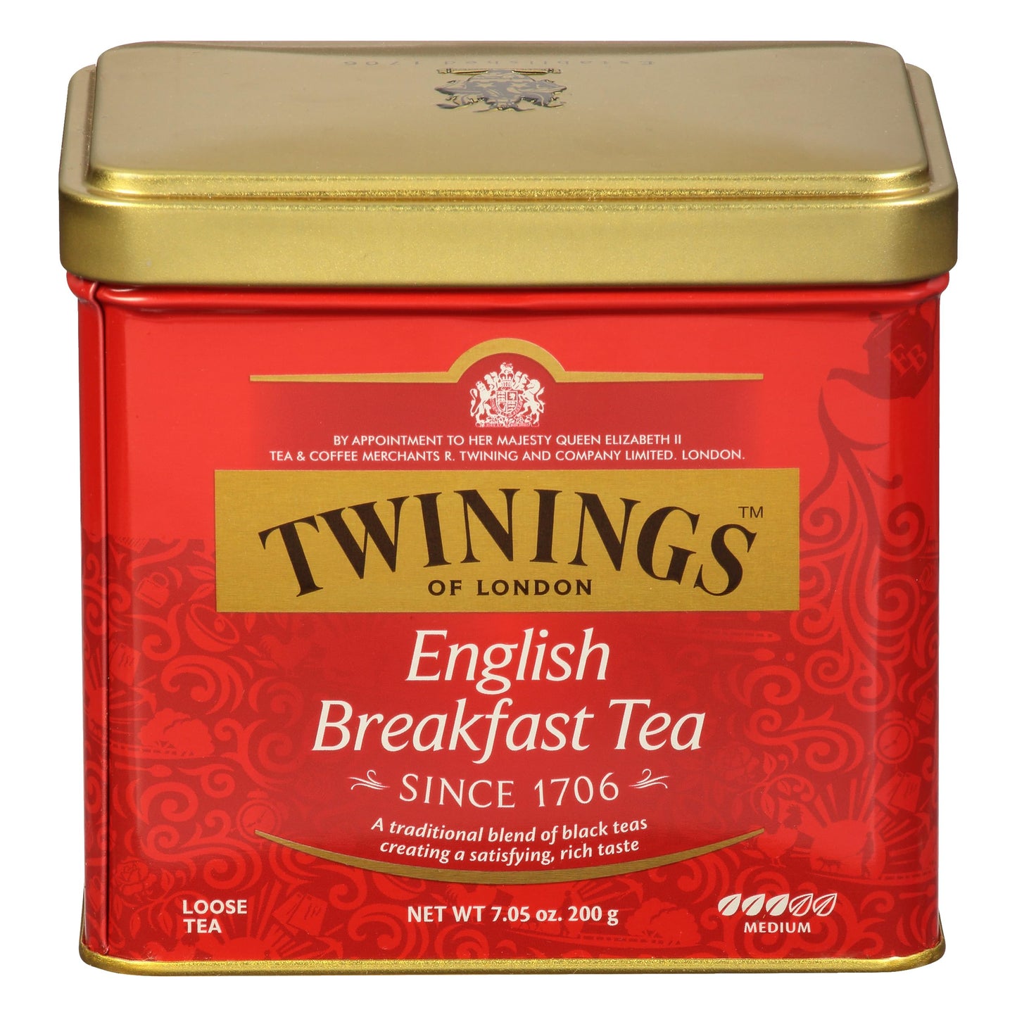 Twinings English Breakfast Loose Tea Tins, 3.53 Ounce Tins (Pack Of 6), Smooth, Flavourful, Robust Black Tea Leaves, Caffeinated, Enjoy Hot Or Iced