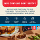 Bare Bones Low Sodium Grass-Fed Beef Bone Broth | Pour w/ Pasture Raised Protein & Collagen for Cooking & Sipping | No Artificial Flavors Non-GMO Gluten & Dairy-Free Keto & Paleo Friendly | 16oz Carton | 8 Pack