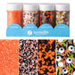 Sweets Indeed Sprinkles  Halloween Sprinkles  Candy Eyeballs  4 Pack  10.90 ounces  Edible Sprinkle Mix  Perfect for Cake Decorations  Baking  Ice Cream  Cookies  Cupcake Topper  10.90 ounces (Halloween)