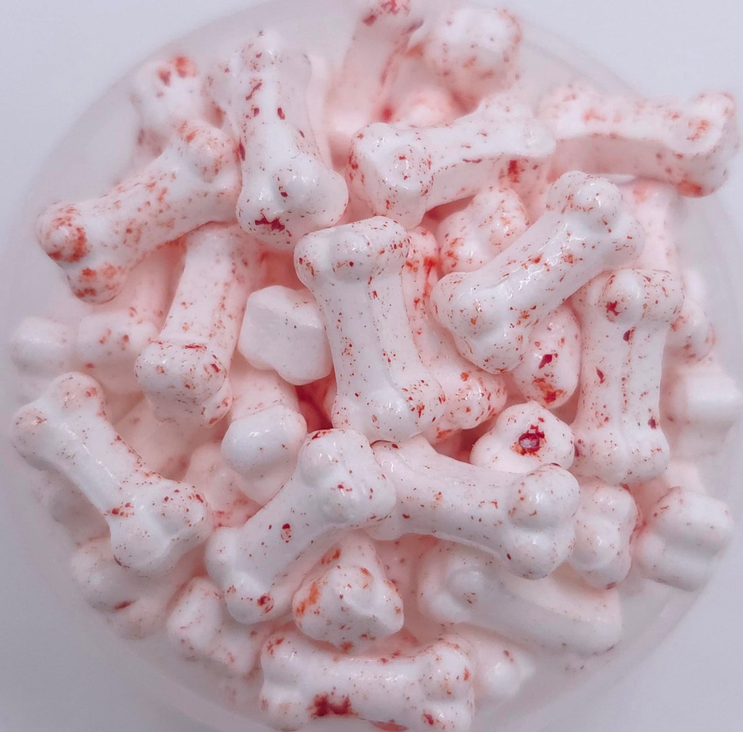 Ncs Mini Bloody Skeleton Or Animal Bones Edible Candy Toppers, 8 Ounces - Great For Cupcakes, Cookies, Cakes, Cake Pops, And Par