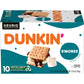 Dunkin Smores Flavored Coffee, 10 Keurig K-Cup Pods