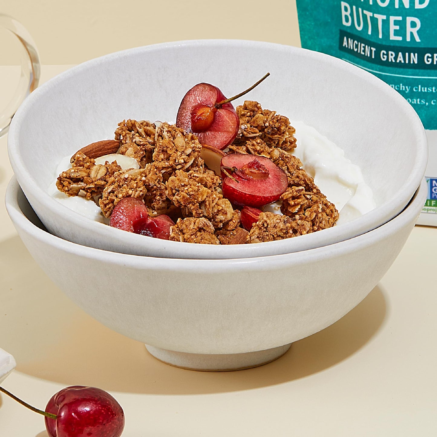 Purely Elizabeth, Maple Almond Butter, Ancient Grain Granola, Gluten-Free, Non-Gmo (3 Ct, 10Oz Bags)