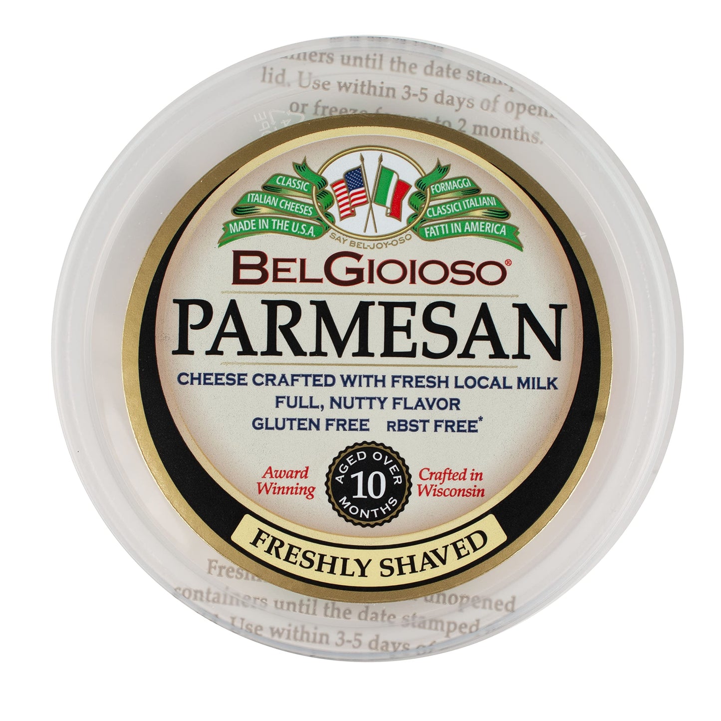 Bel Gioioso, Shaved Parmesan Cup, 5 oz
