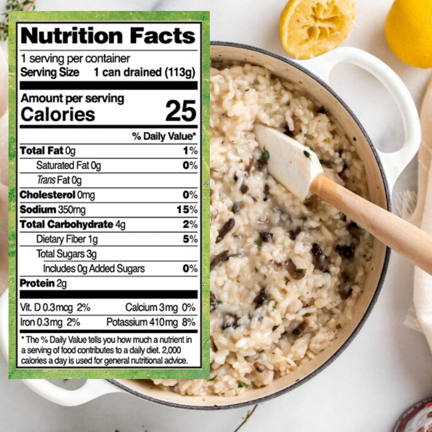 Native Forest Organic Portobello Mushroom Slices  Canned Mushrooms, Low Calories & Fat, Non-GMO Project Verified, USDA Organic