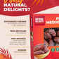Natural Delights Medjool Dates - Non-GMO, Fiber-Rich Snack, 11 lb Box