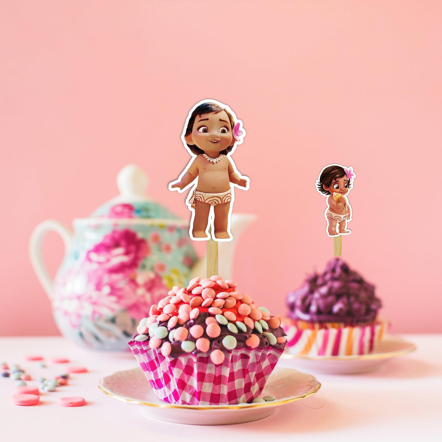 Seyal Bby Mona Cupcake Topper