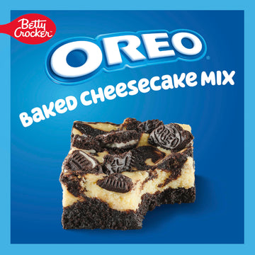 Betty Exclusives Oreo Baked Cheesecake Mix, Includes Real Oreo Cookie Pieces, 8.9 Oz