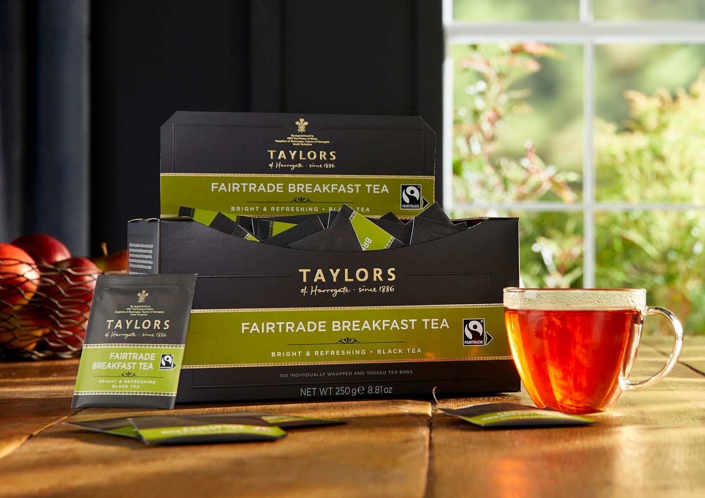 Taylors Of Harrogate Fairtrade Breakfast, 100 Count (Pack Of 1)