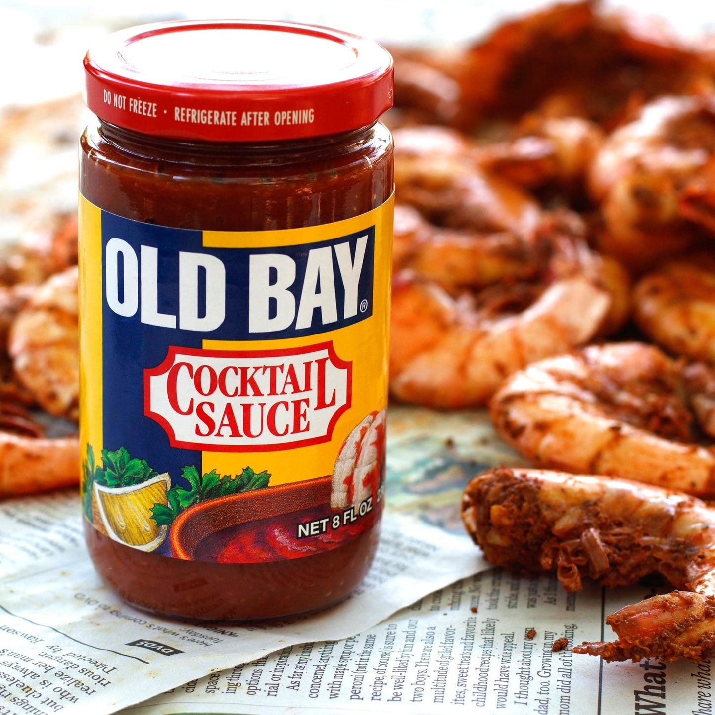 OLD BAY Cocktail Sauce, 8 fl oz, Perfect for Seafood Dishes, Pack of 1