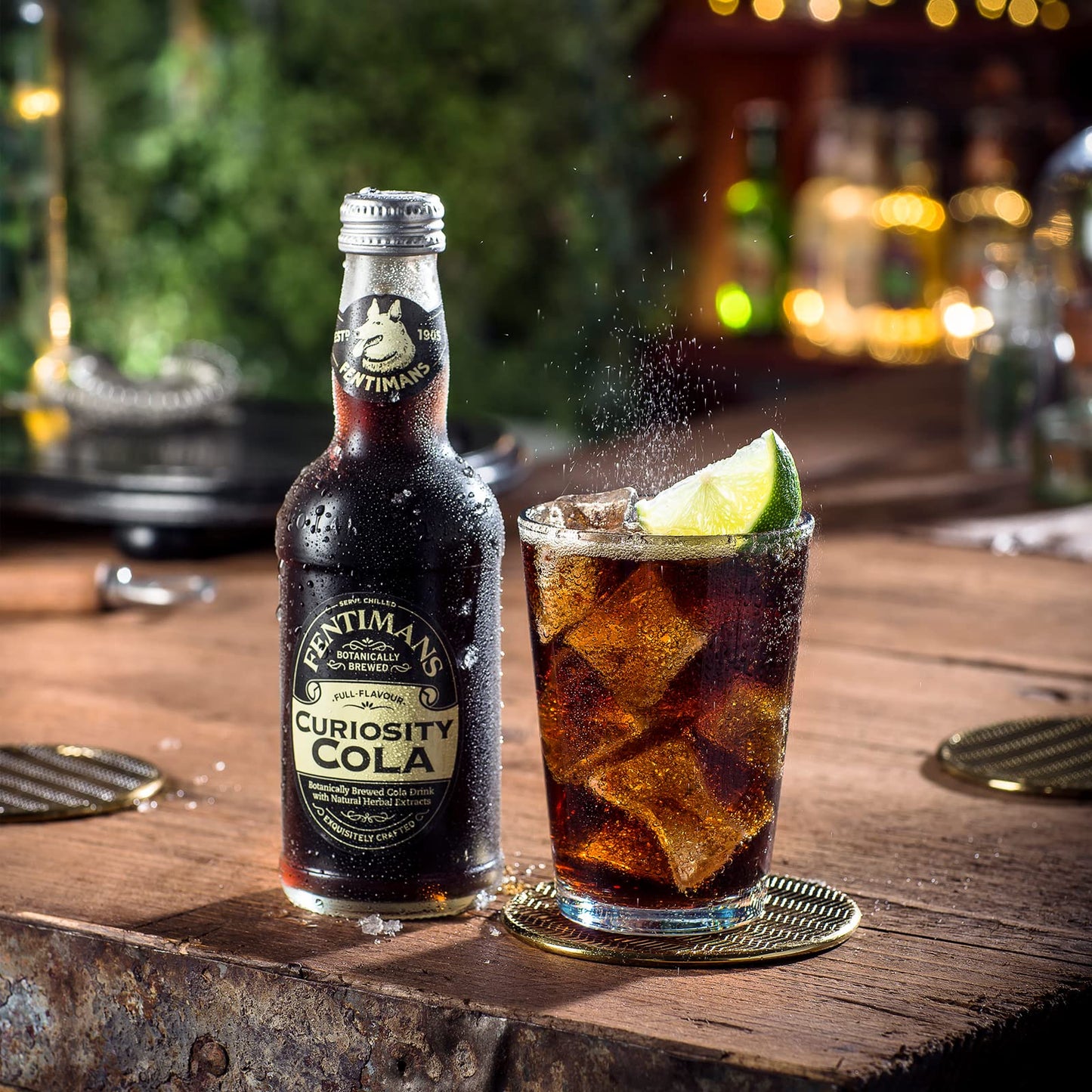 Fentimans Sparkling Curiosity Cola - All Natural Craft Soda - 9.3 Fl Oz (Pack of 24)