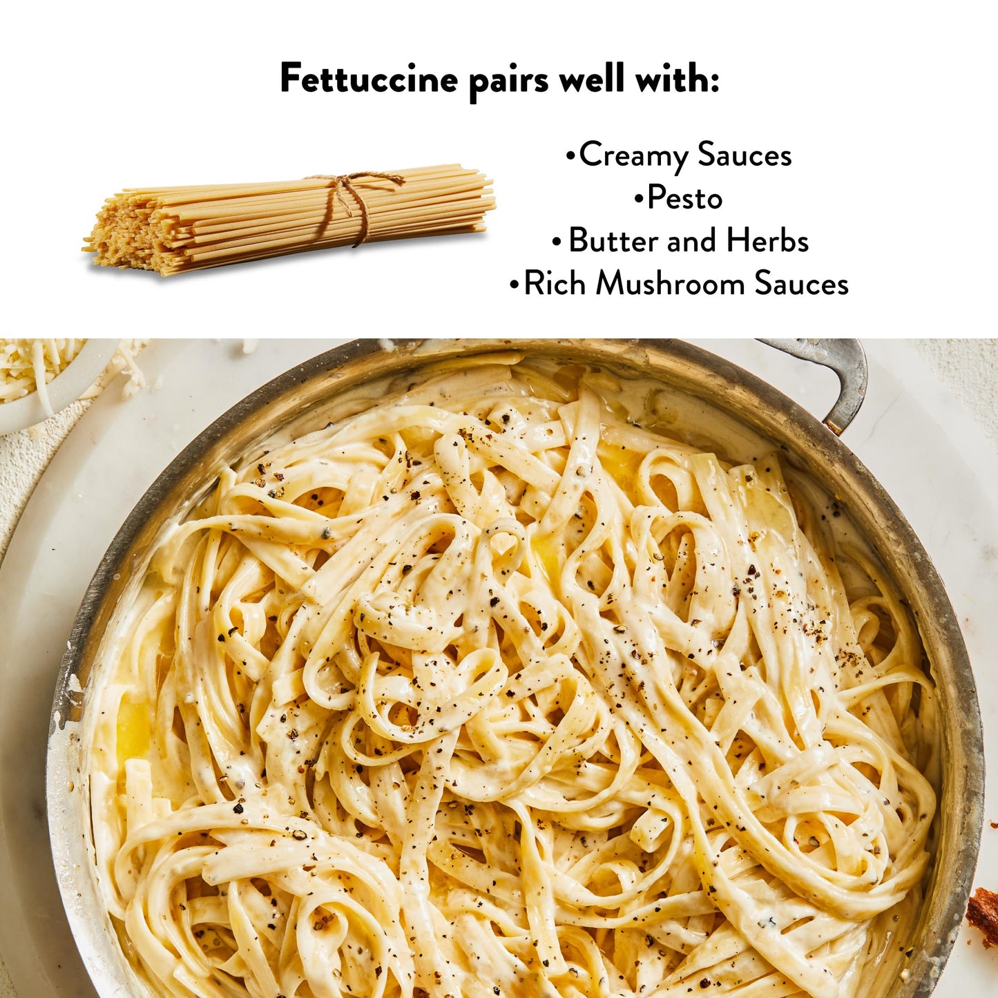 Delallo Fettuccine Pasta, 1 Pound Bag, 4 Pack, Made In Italy, Cooks In 9 Minutes, Made With Durum Wheat Semolina Flour, Non-Gmo