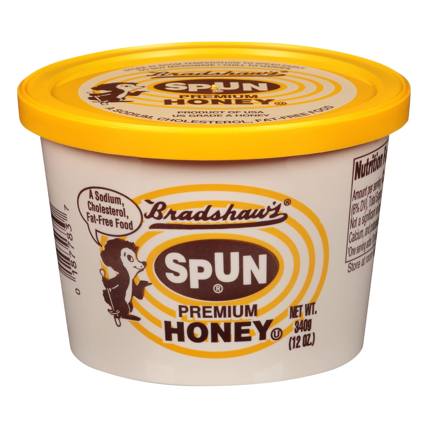 Bradshaws Spun Usa Clover Honey, 12 Ounce Bradshaws Premium Clover Honey From Usa Beekeepers