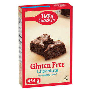 Betty Crocker Chocolate Gluten Free Brownie Mix, 454g/16 oz. Box (Imported from Canada)