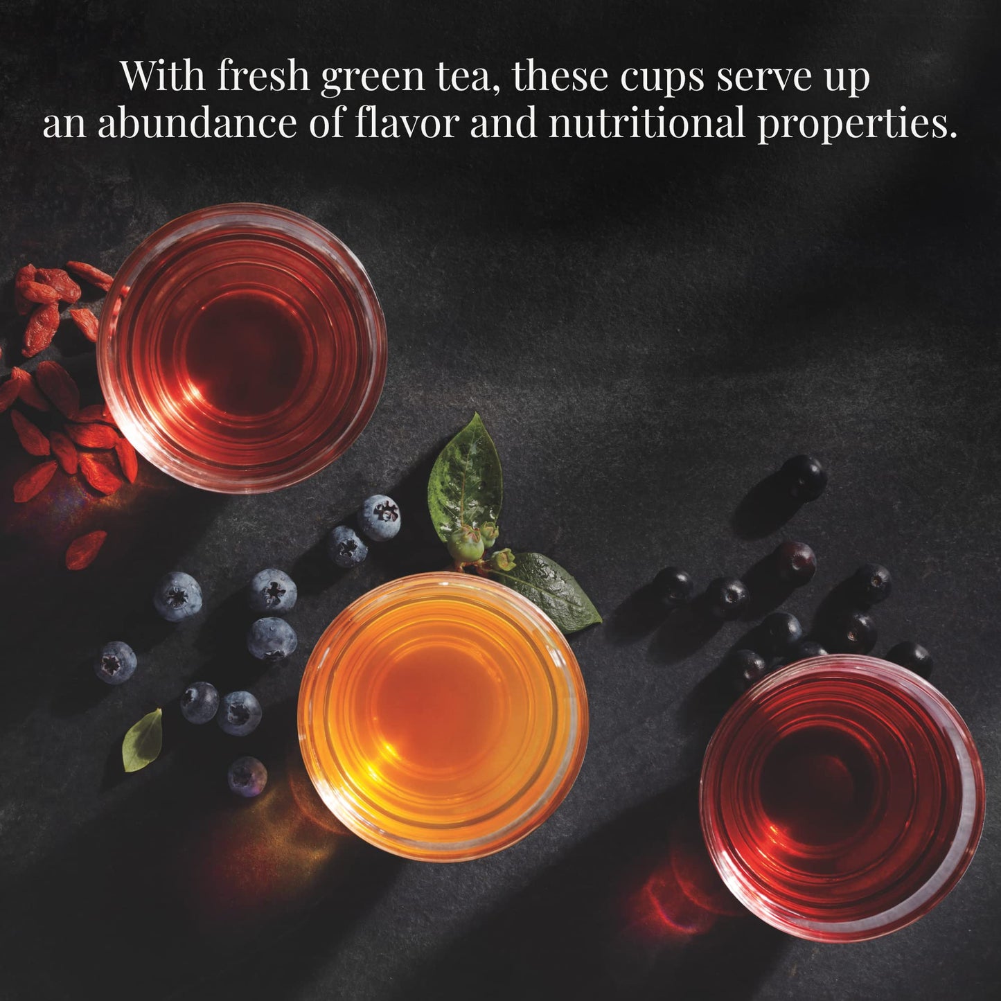 The Republic Of Tea Organic Acai Green Superfruit Tea, 250 Tea Bag Bulk, Premium Acai Berries Organic Green Tea