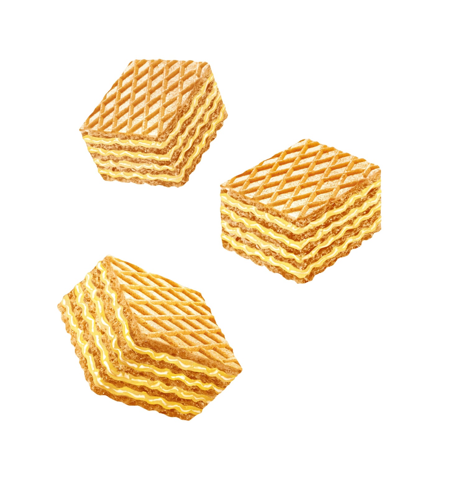 Flora Imported Wafer Cubes Lemon | Filled, Crispy And Delicate Bite Size Wafers | Filled With Lemon Cream | Oven Baked | 100% It