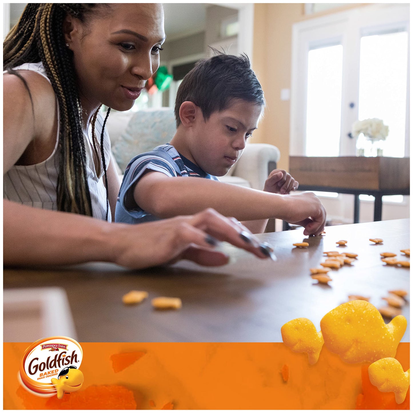 Pepperidge Farm Goldfish Cheddar Crackers, 19.2 oz. Resealable Bags, 3-count Box