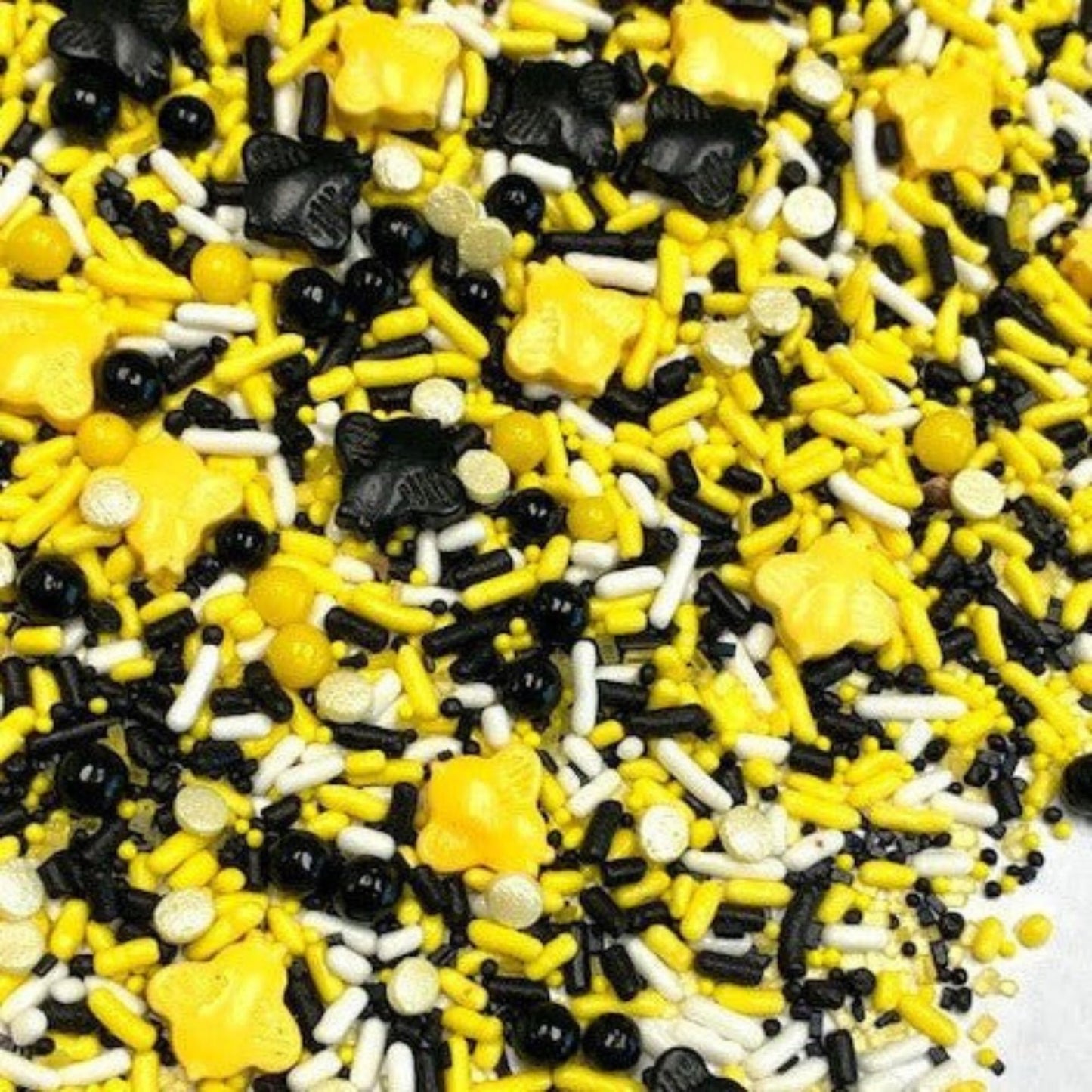 Cool Mom Sprinkles Bumble Bee Sprinkles (4 Oz.) - Summer Themed Birthday Sprinkles For Decorating Cakes, Cupcakes, Cookies & Des