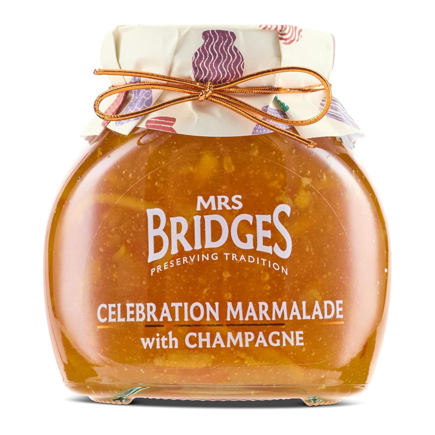 Mrs Bridges Celebration Marmalade with Champagne, Made in Scotland, 12oz Jar (Pack of 1)