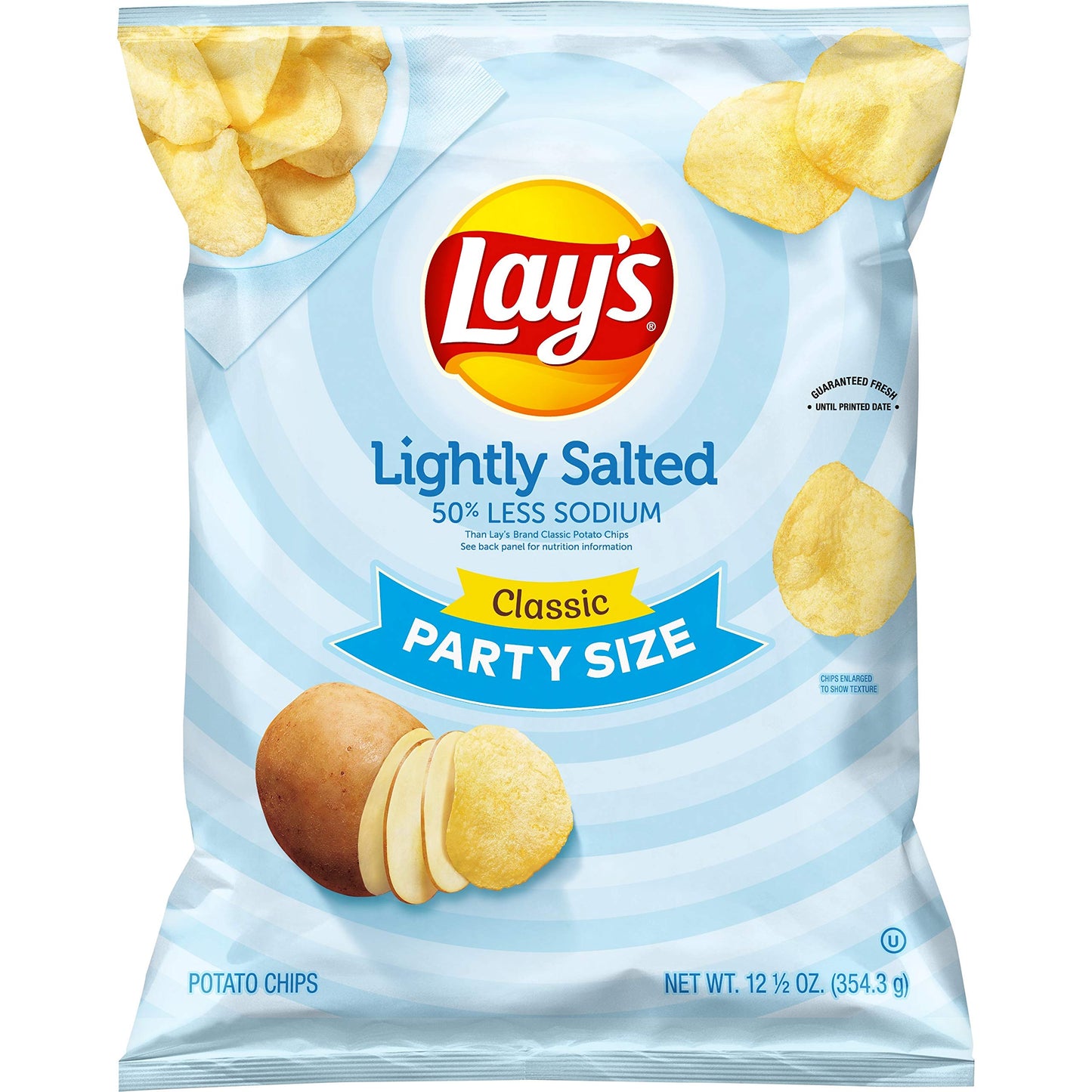 Lays Lightly Party Size, 12.5 Oz