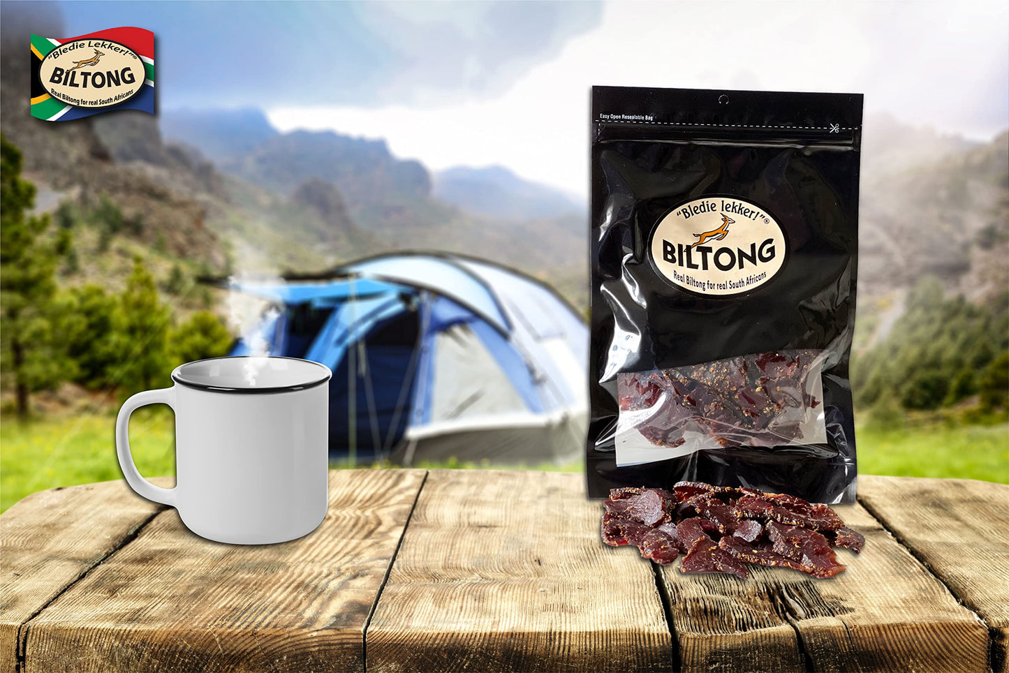Bledie Lekker Biltong Sliced 8Oz