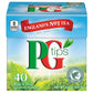 PG Tips Premium Black Tea Bags, Non-Pyramid, 40 Count, Model 8712566865505