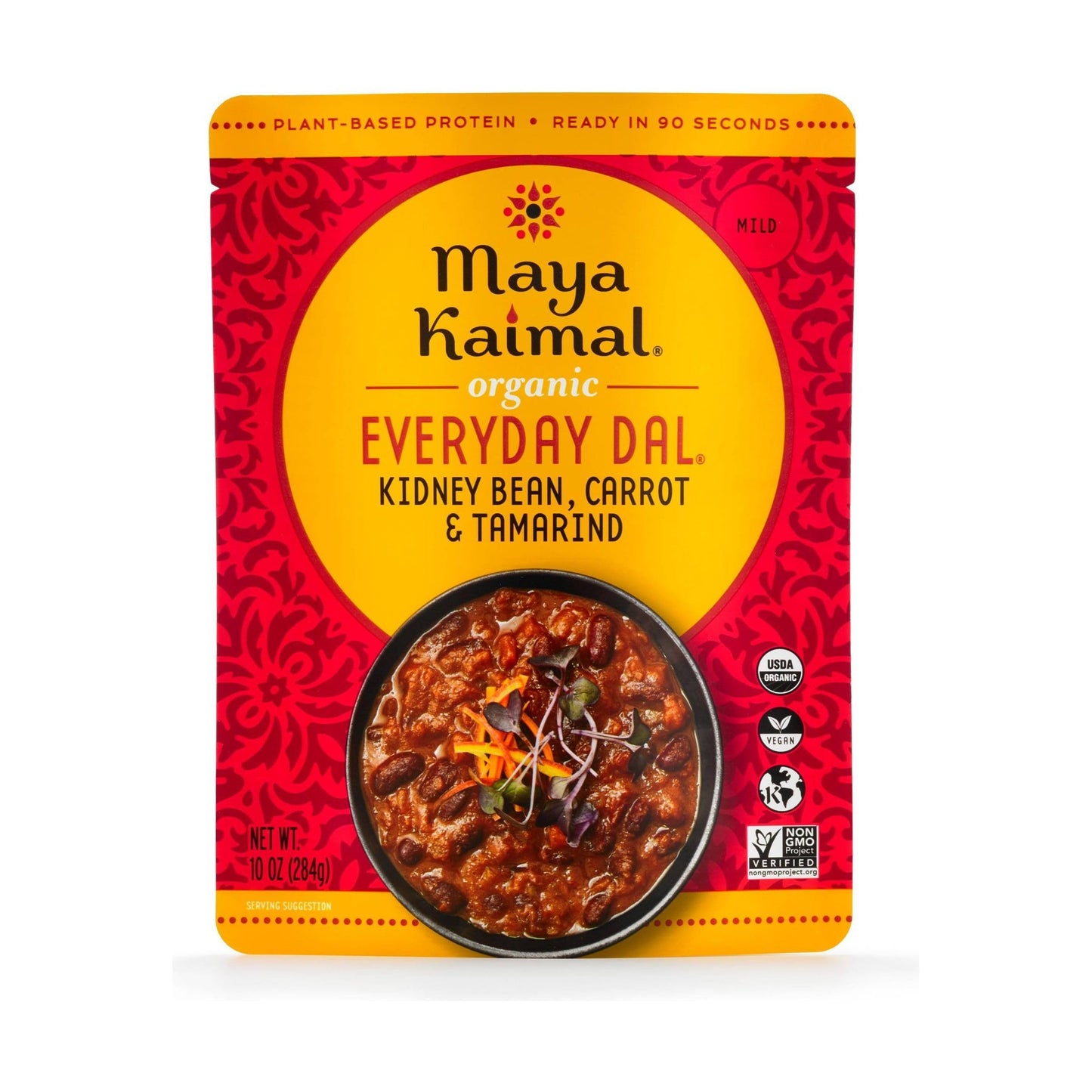 MAYA KAIMAL Organic Kidney Beans carrots & Tamarind Everyday Dal 10 OZ