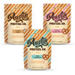 Austin Pretzel Co. Variety Pack - Gourmet Butter Toffee Pretzels, 4 oz, Sweet & Savory Snack, Includes Original, Vanilla Bean & Pecan Flavors
