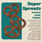 Unique Snacks Sprouted Splits Pretzels, Non-GMO, OU Kosher, 8 Oz. Bag, Pack of 3