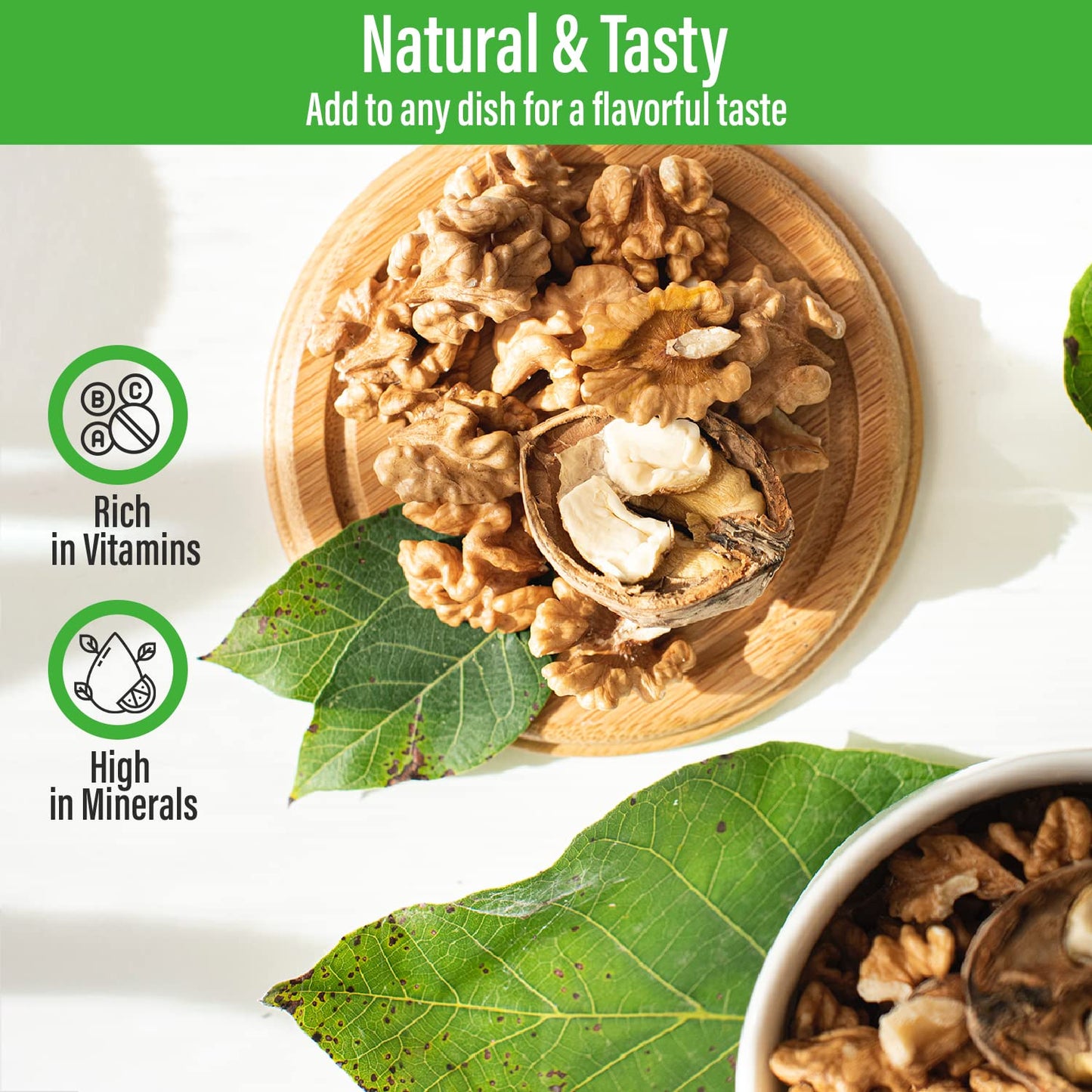 Walnuts Halves & Pieces, Raw 5 lbs. - Sincerely Nuts