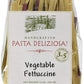 Pasta Deliziosa! Handcrafted Pasta, Vegetable Fettuccine, 12 Ounce