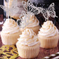 Rssta i Butterfly Cupcake Toppers, 24 Pack, Glitter, Silver, Paper, Model XM248-silver, Baby Shower & Kids Birthday Party Decorations
