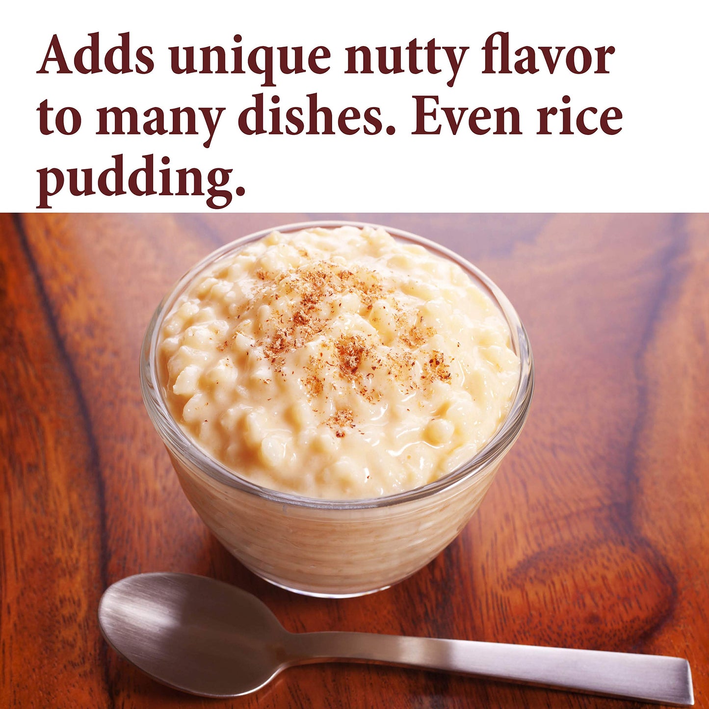 The Spice Way Ground Nutmeg Powder, 4 oz Resealable Bag