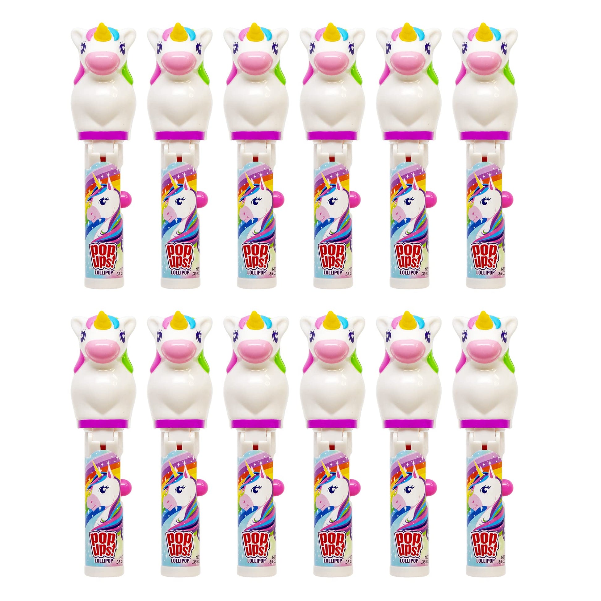 Pop Ups! Unicorn Lollipop Holder | Collectable Unicorn Lollipop Case |Unicorn Party Favors For Halloween, Goodie Bags, Pi