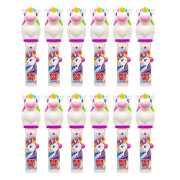 Pop Ups! Unicorn Lollipop Holder | Collectable Unicorn Lollipop Case |Unicorn Party Favors For Halloween, Goodie Bags, Pi