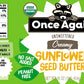 Once Again Organic Creamy Sunflower Butter, 16Oz - Salt Free, Unsweetened - Peanut Free, Usda Organic, Gluten Free Certified, Vegan, Kosher - Glass Jar (1 Jar)