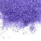 Edible Purple Sanding Sugar Sprinkles Cupcake Cake Toppers, Celebrations Candy Pearls Shaker Jar Wedding Party Cake Dessert Food