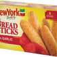 New York Bakery Breadsticks With Real Garlic, 10.5 Oz, 6 Count Box (Frozen)