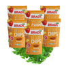 Brad'S Plant Based Organic Veggie Chips, Cheddar, 6 Bags, 18 Servings Total