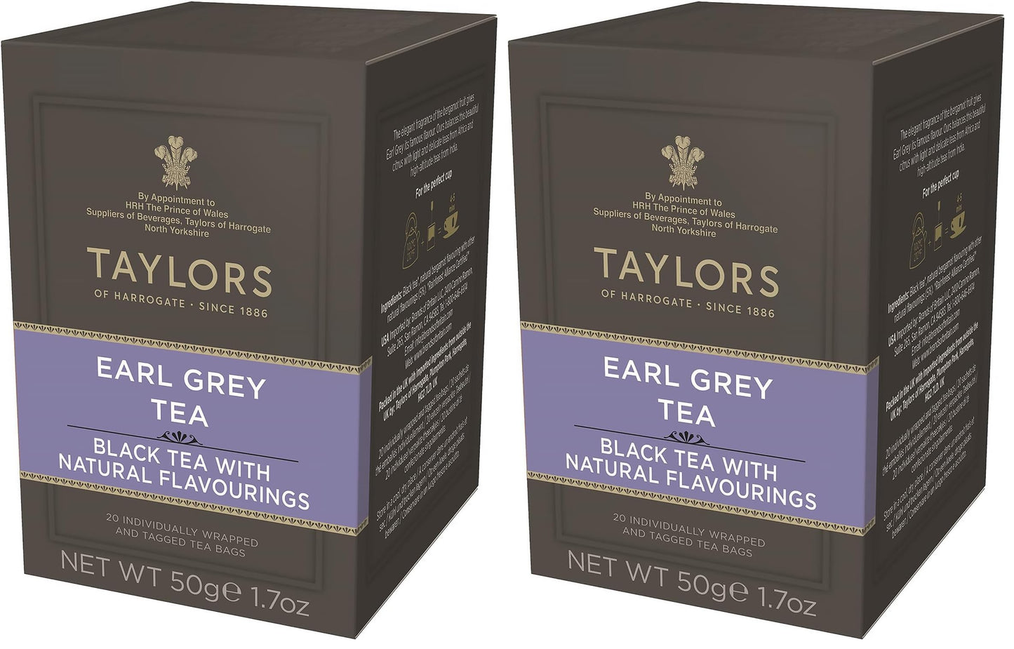 Taylors of Harrogate Earl Grey, 20 Teabags (Pack of 2)