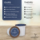 Lifeboost Half Caff Coffee K Cups - Low Acid Half Caff Coffee Pods - Single Origin Non-GMO Mold Free Pods Compatible with Keurig