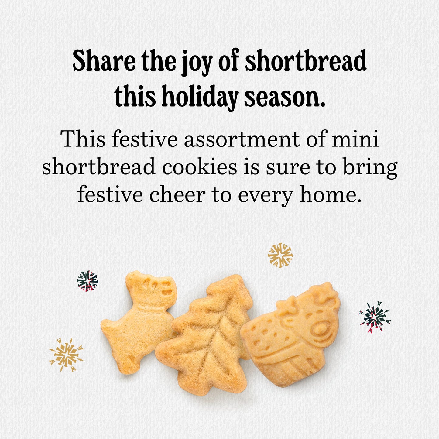 Walkers Shortbread Variety Pack, 15.9 oz, 3 Boxes, Includes Scottie Dog, Snowman & Tree Shaped Mini Christmas Cookies