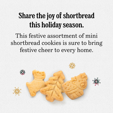 Walkers Shortbread Variety Pack, 15.9 oz, 3 Boxes, Includes Scottie Dog, Snowman & Tree Shaped Mini Christmas Cookies