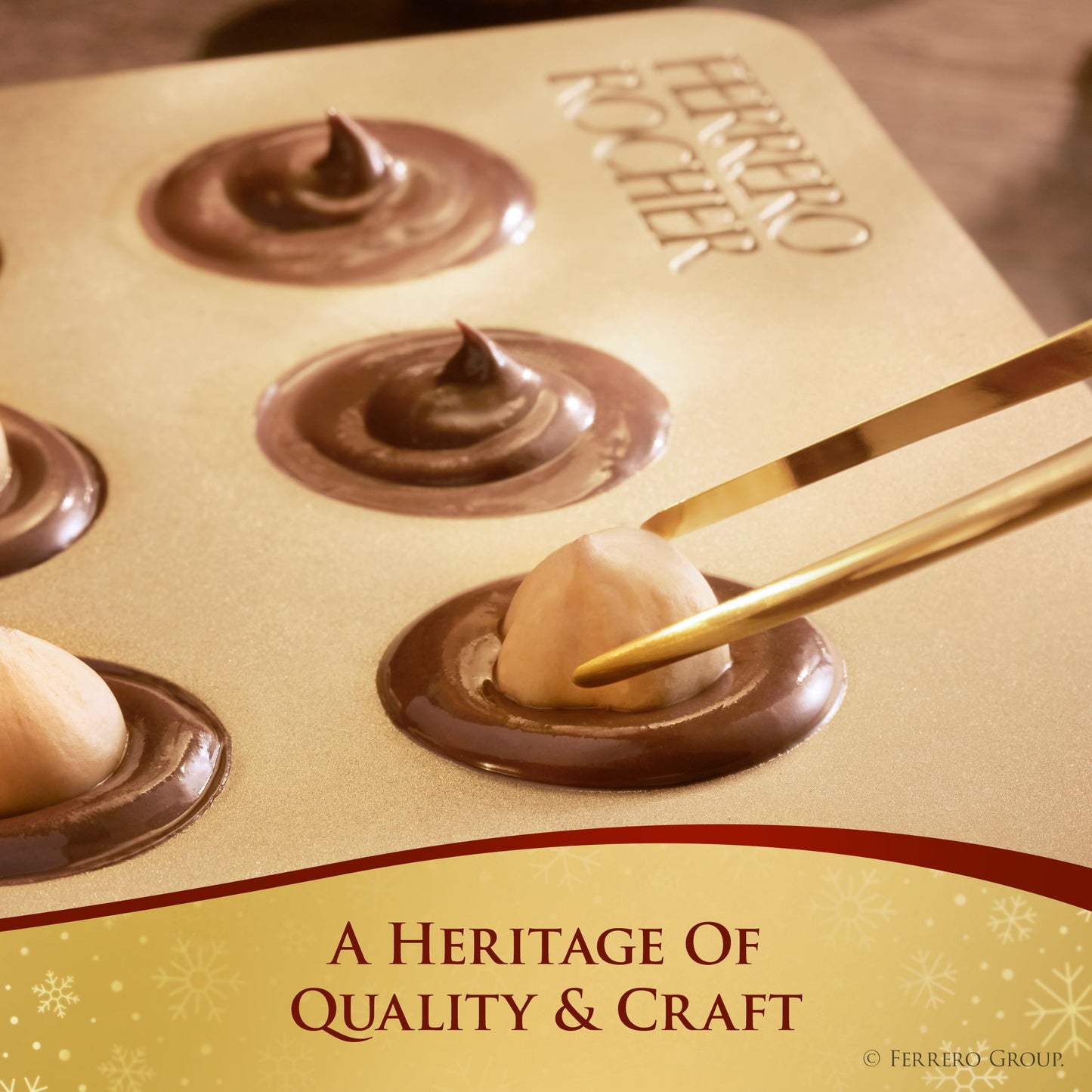 Ferrero Rocher  enhanced Gourmet Milk Chocolate Hazelnut  Individually Wrapped  Chocolate Gift Box  30 Count  13.2 oz