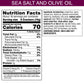 Toasteds Flatbreads Crackers, Party Snacks, Lunch Snacks, Sea Salt and Olive Oil, 8.7oz Box (1 Box)