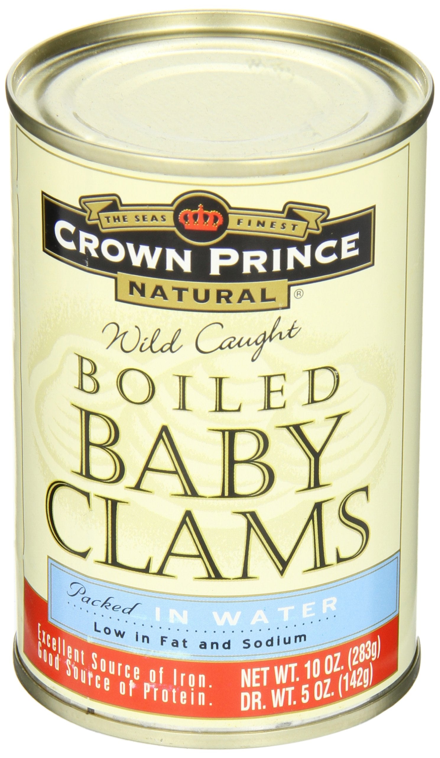 Crown Prince Boiled Baby Clams, 10-Ounce Cans (Pack Of 12)