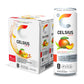 CELSIUS Fizz Free Peach Mango Green Tea  Sugar Free Energy Drink  12 Fl Oz (Pack of 4)