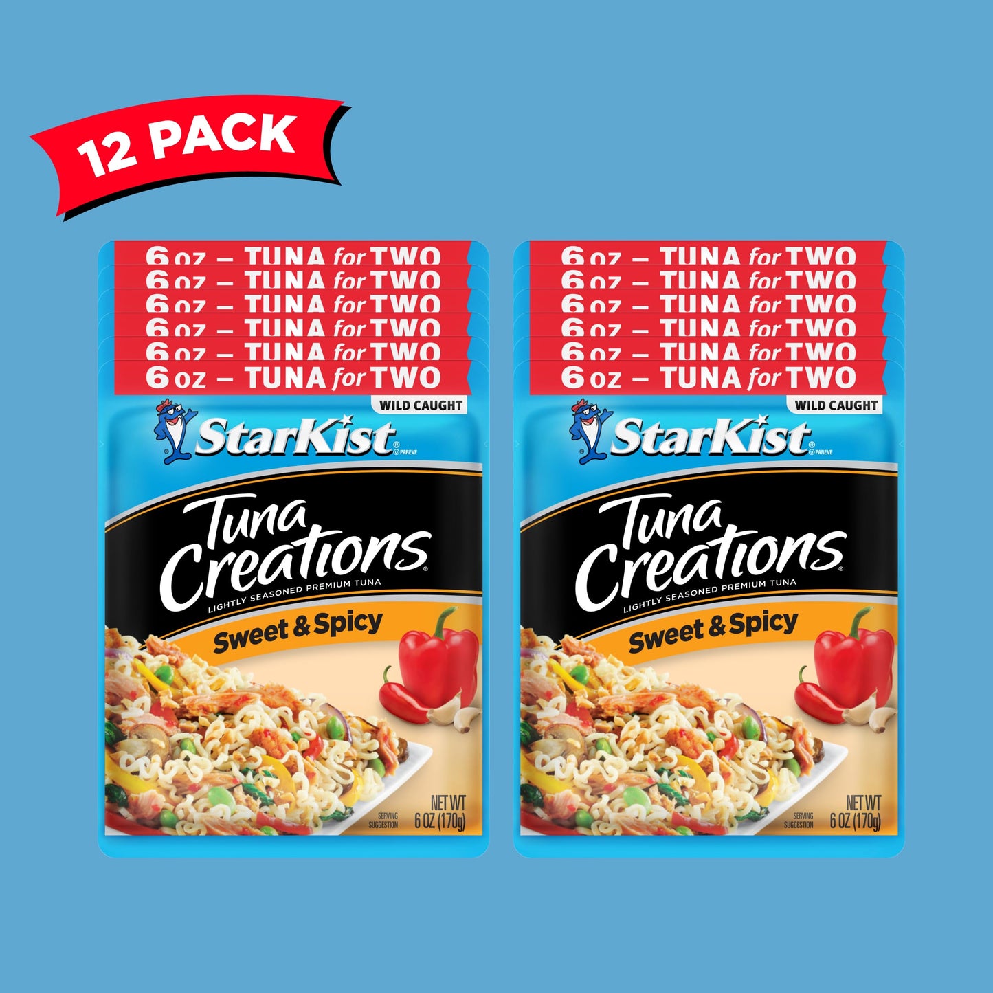 Starkist Tuna Creations, Sweet & Spicy, 6.0 Oz, Pack Of 12